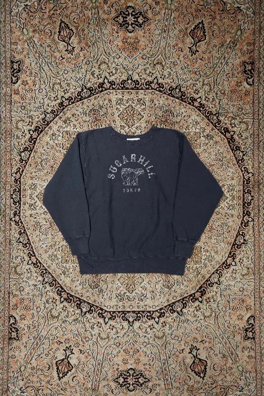 SUGARHILL LOGO PRINTED SWEATSHIRT (OLD NAVY) Hoodie with Magnetic Closure Innovative Modern