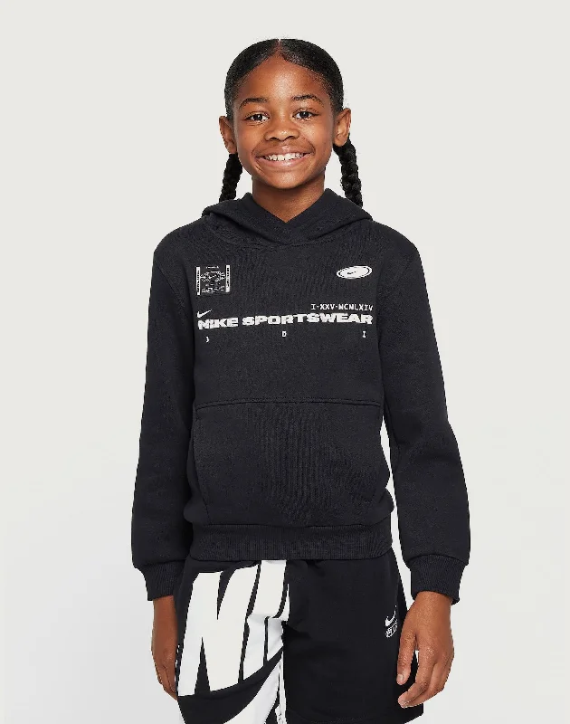 Nike Club Fleece Pullover Hoodie Hoodie with Puffed Sleeves Voluminous Trendy