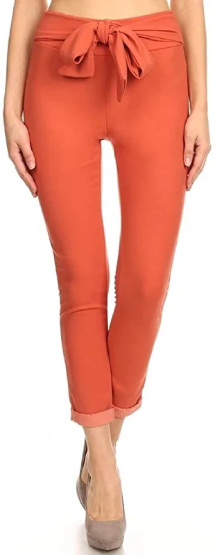 Twill Knitt:harem:solid:paprika