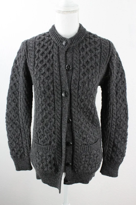 Vintage Inis Crafts Cardigan (L) Zippered Buttoned Snapped