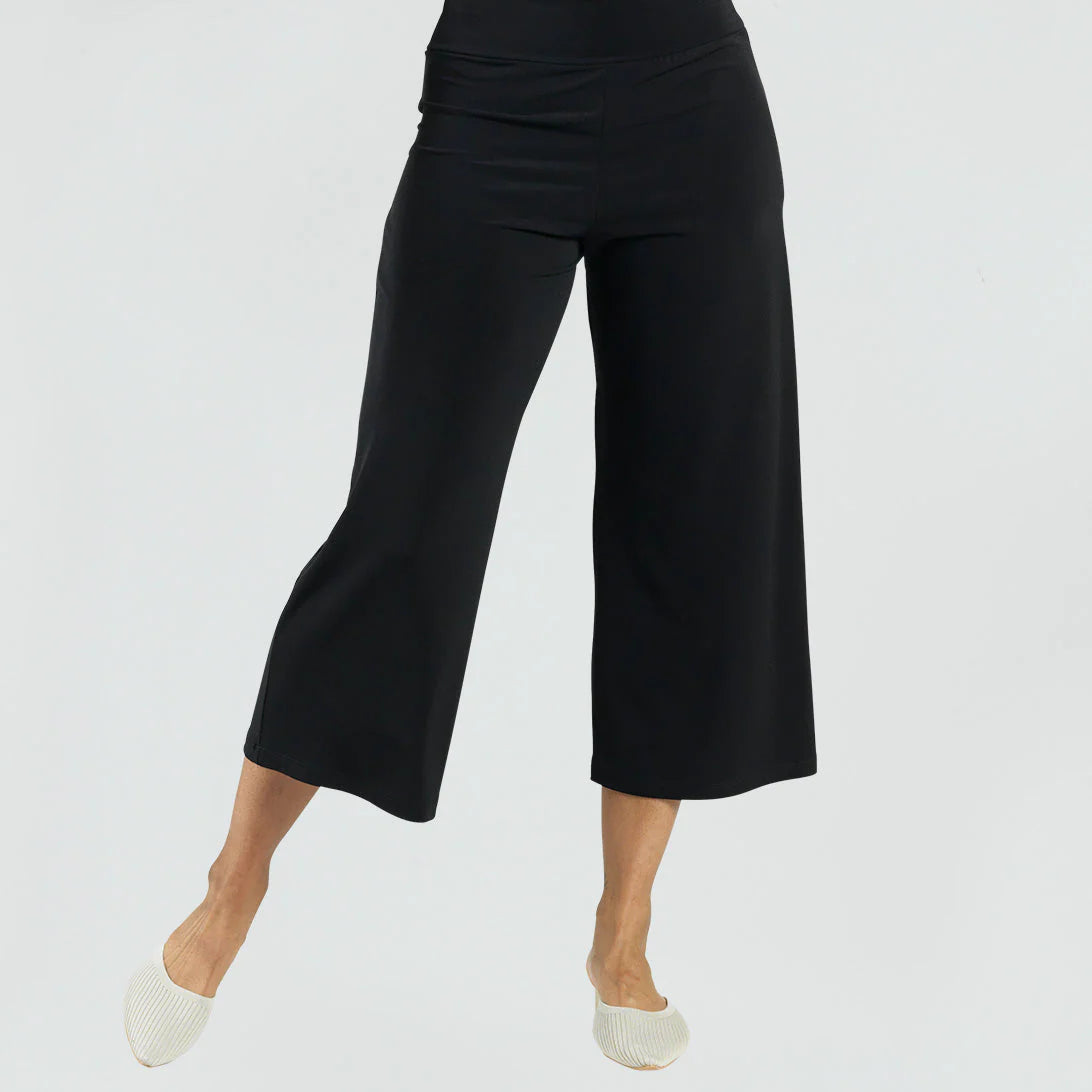 Signature Modern Gaucho Pant - Black Comfortable Maternity Pants