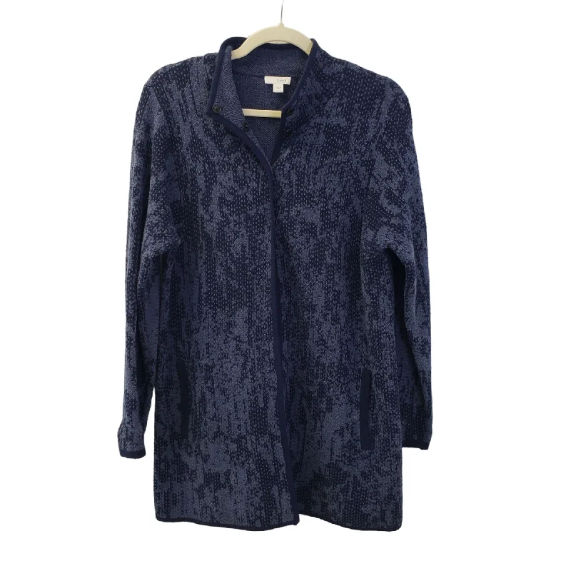 J. Jill Pure Jill Longline Cardigan Sweater Size Small Knit Fabric Woven Fabric Fleece Fabric