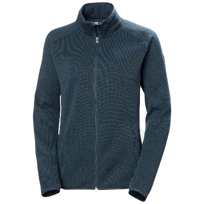 Helly Hansen Women's Navy Varde Fleece Jacket 2.0 Faux Fur Fabric Real Fur Fabric Shearling Fabric