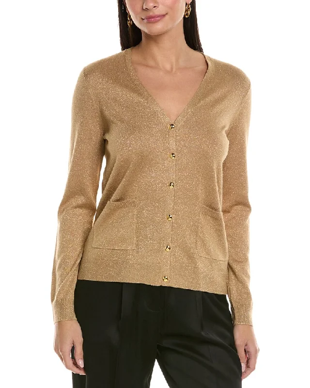 St. John Cardigan Hooded Caped Shawl Collar