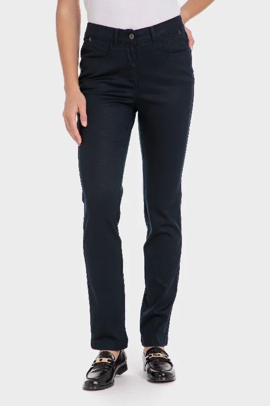 COTTON TROUSERS WITH ELASTIC Trousers Designer Luxury