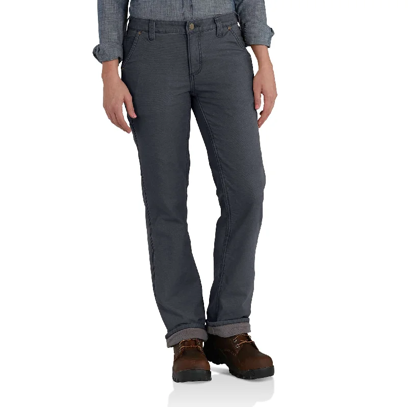 Women's Fleece-Lined Crawford Pants Fashionable Tapered Leg Pants