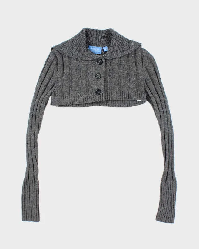 Simply Vera Wool Blend Bolero Cardigan - XS Hooded Cardigan Collared Cardigan Shawl Collar Simply Vera Wool Blend Bolero Cardigan - XS Hooded Cardigan Collared Cardigan Shawl Collar