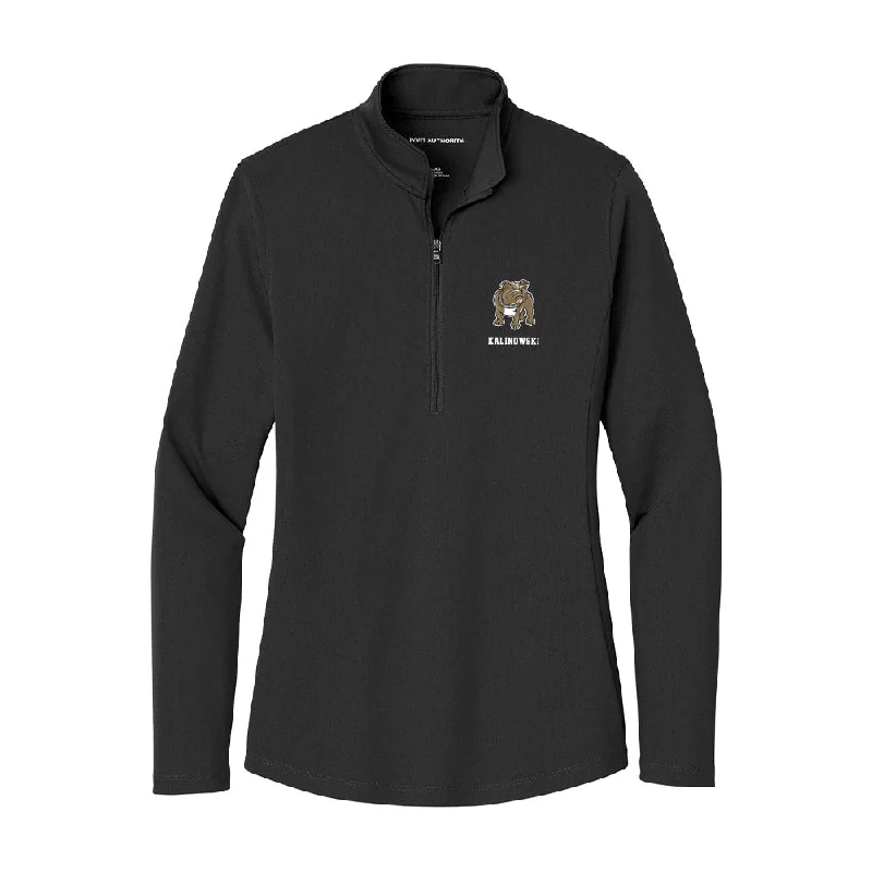 Bryant - NCAA Women's Track & Field : Amanda Kalinowski - Women's Lightweight Quarter Zip Jacket Stand-Up Collar Roll-Neck Collar Turtle Neck Bryant - NCAA Women's Track & Field : Amanda Kalinowski - Women's Lightweight Quarter Zip Jacket Stand-Up Collar Roll-Neck Collar Turtle Neck
