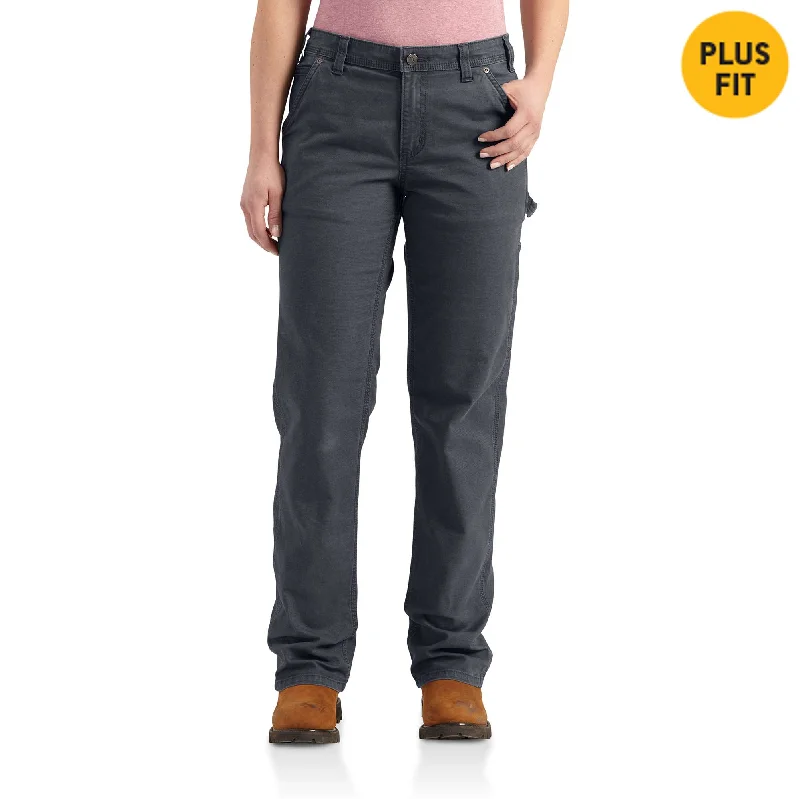 Women's Rugged Flex® Loose Fit Canvas Work Pant Comfortable Denim Pants