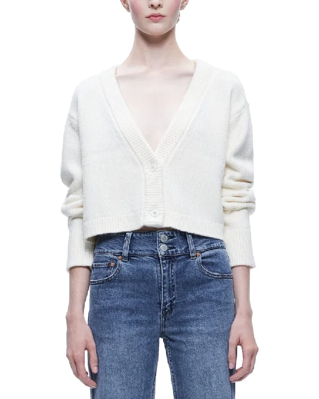 Alice + Olivia Rutson Cardigan Handmade Hand-knitted Hand-woven