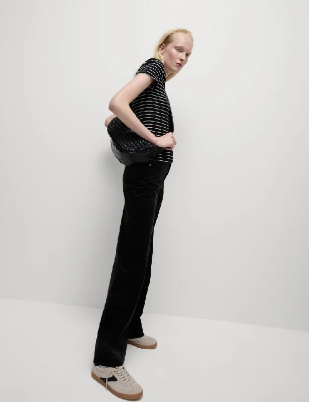 Cord Wide Leg Trousers Trousers luxurious premium