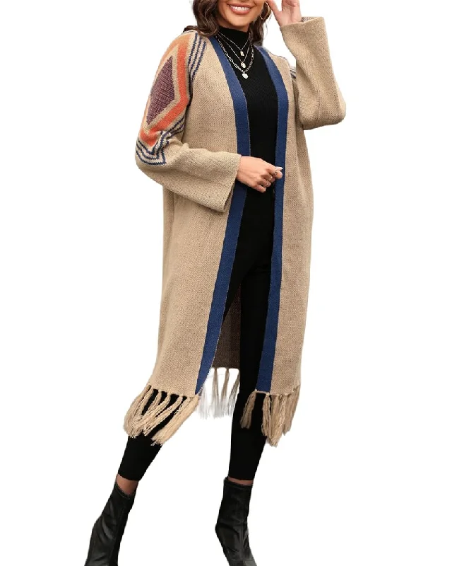 Adele Berto Cardigan Open Front Closed Front Wrap Front