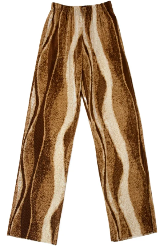 Simonett - Plisse Pants Slim-Fit Leggings