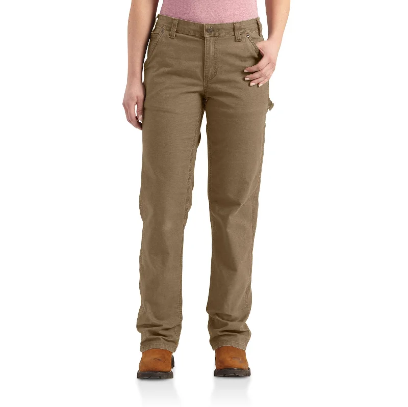 Women's Rugged Flex® Loose Fit Canvas Work Pant High-Waist Trousers
