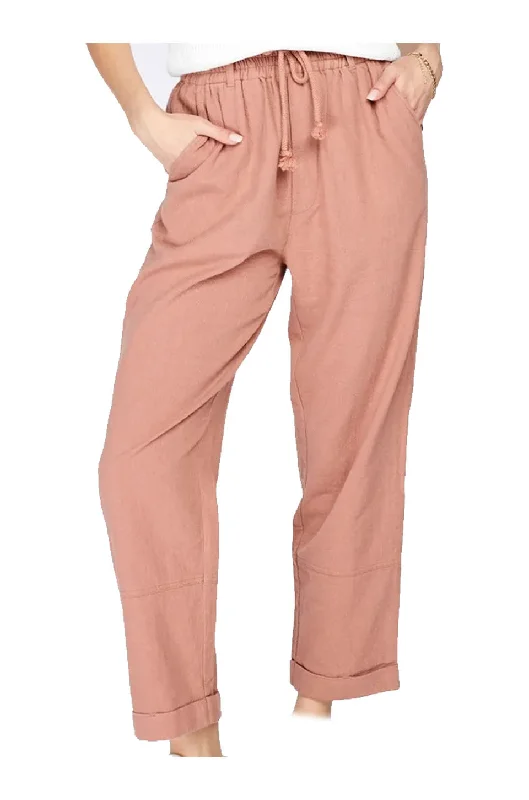 Gentle Fawn Avery Pants In Clay Comfy Athletic Pants