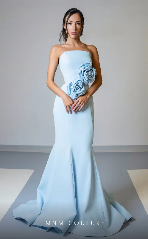 MNM Couture V07548 Long Mermaid Fit Prom Formal Evening Dress