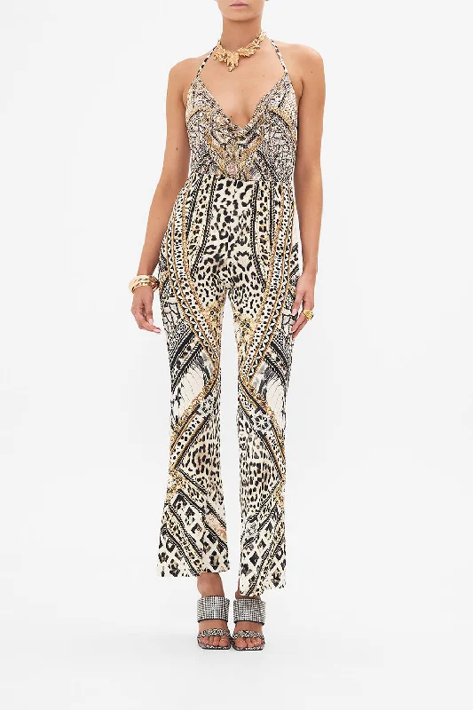 COWL NECK BODYSUIT MOSAIC MUSE Elegant Sheer Bodysuit