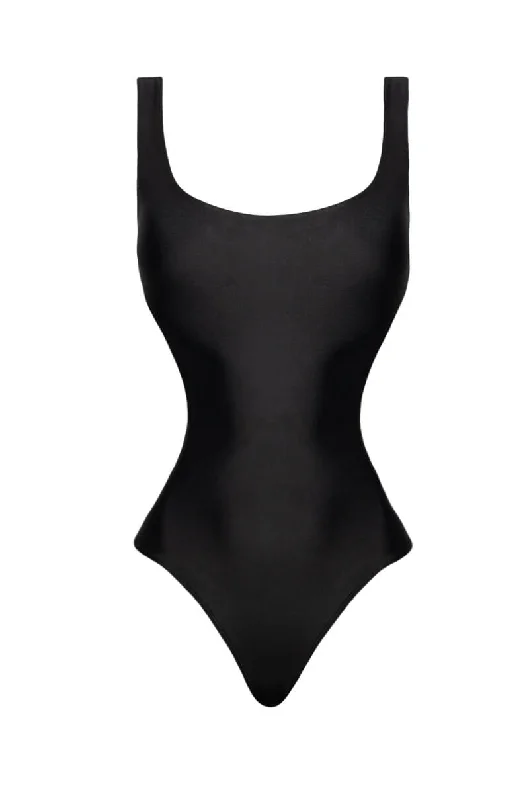 PAXTON ROUND NECK SLEEVELESS BODYSUIT Cozy Fit Bodysuit