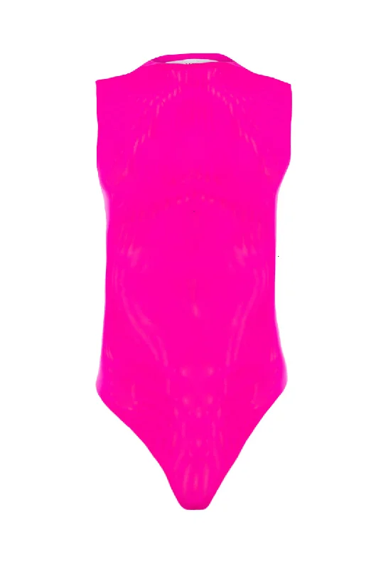 PAXTON SLEEVELESS MESH BODYSUIT Comfortable Lace Bodysuit Top