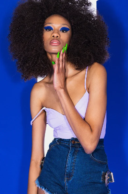 RIO SUPER STRETCH BODYSUIT Elegant Bodysuit with Mesh Panels