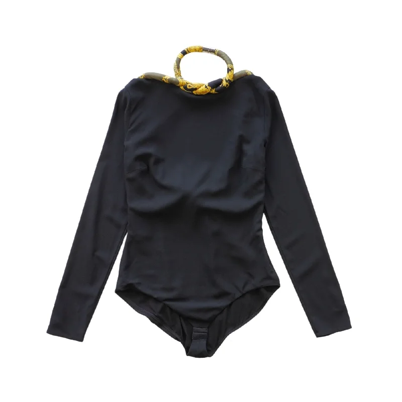 Versace Bodysuit - Women's 44 Comfortable Printed Bodysuit