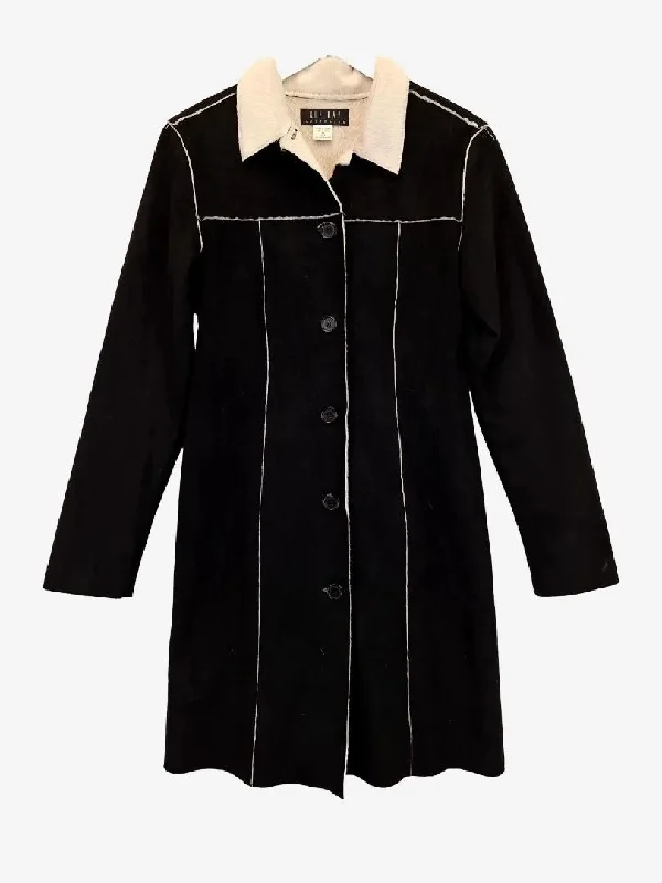 Assorted Brands Suede Feel Paneled Coat Size S Lightweight Windbreaker