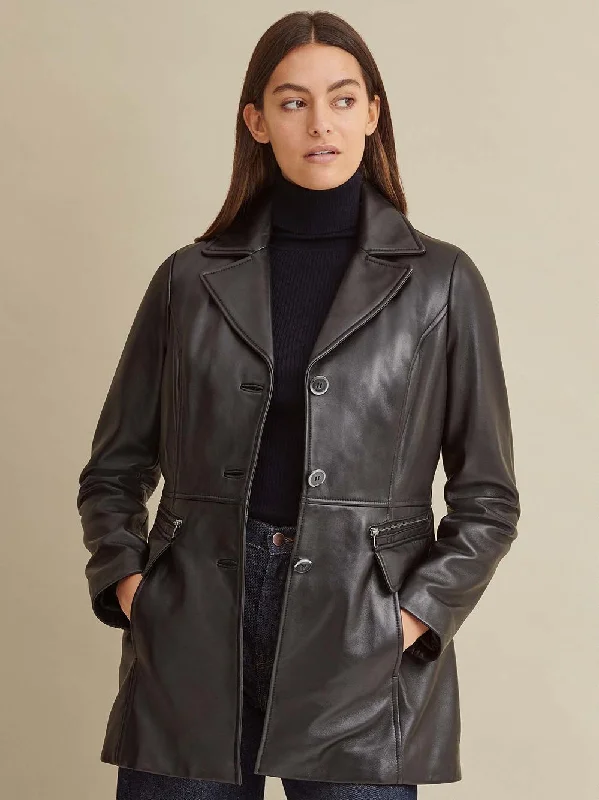 Maeve Thinsulate Leather Car Coat Puffy Insulated Vest