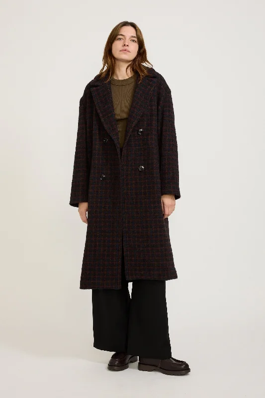 Silvana Coat Cherryblue Luxe Faux Fur Coat