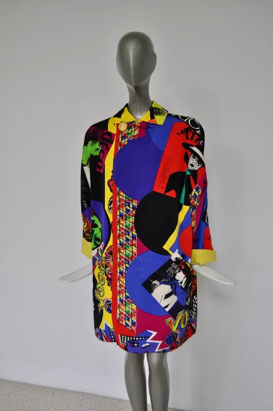 Gianni Versace reversible coat 90s Warm Down Parka