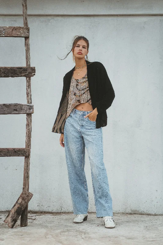 The Short Topanga Coat - Marym Fitted Tailored Blazer