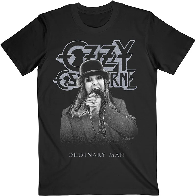 OZZY OSBOURNE Attractive T-Shirt, Ordinary Man Snake Rayograph Spandex Blend Rayon Blend Denim Blend