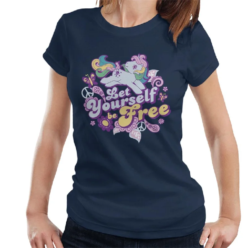 My Little Pony Moonstone Be Yourself Be Free Women's T-Shirt Rayon Fabric Velvet Fabric Corduroy Fabric