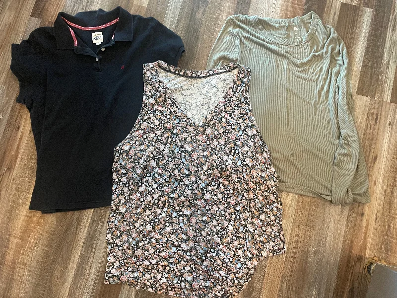Lot of 3- Old Navy, SO,  Maurices Womens Shirts size 2XL Print Jacquard Patchwork