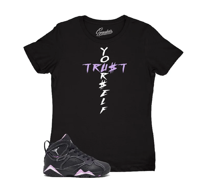 Womens - Barely Grape 7 Trust Yourself Shirt Ribbed T-Shirt High Neck Heavyweight