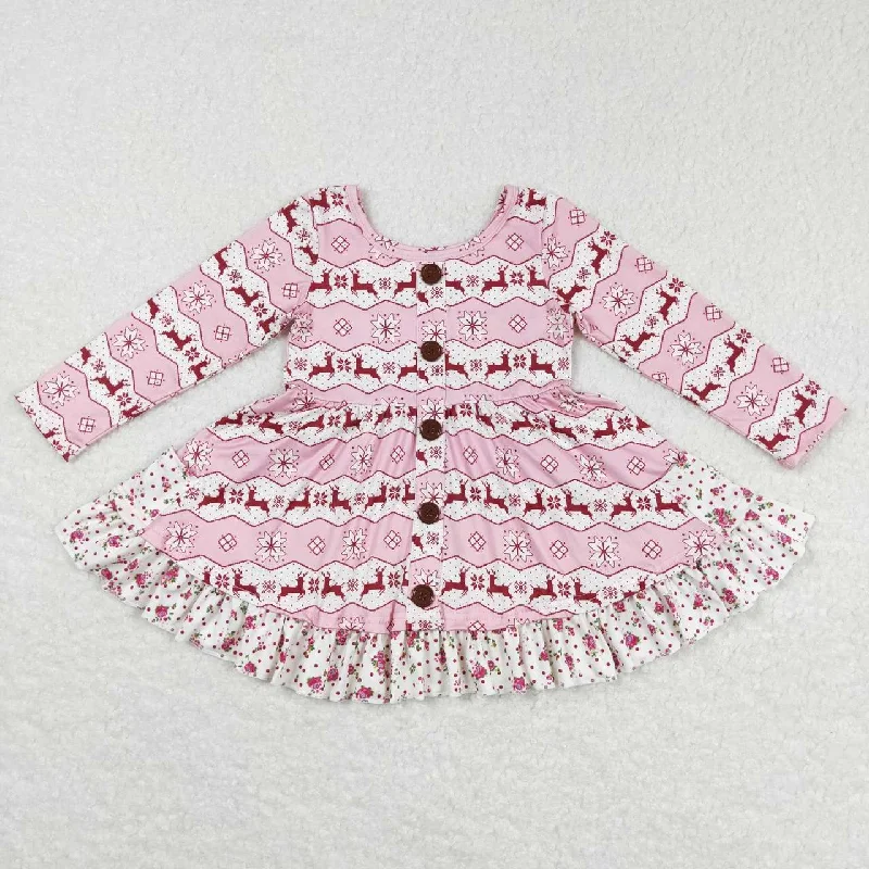 GLD0433 long sleeve girl dress Tunics Essential wardrobe
