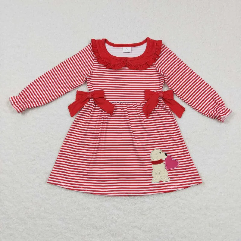 GLD0448 red long sleeve baby dress Tunics Travel practical