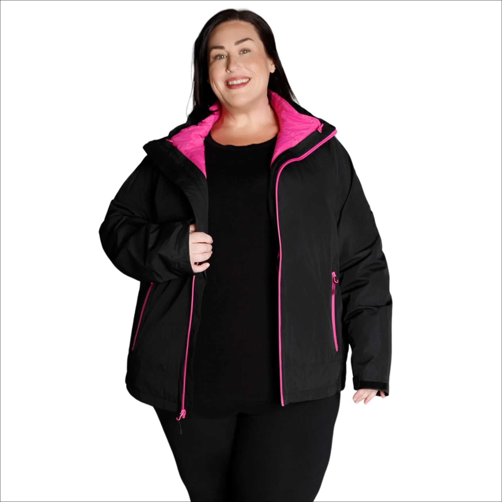 Black Hot Pink