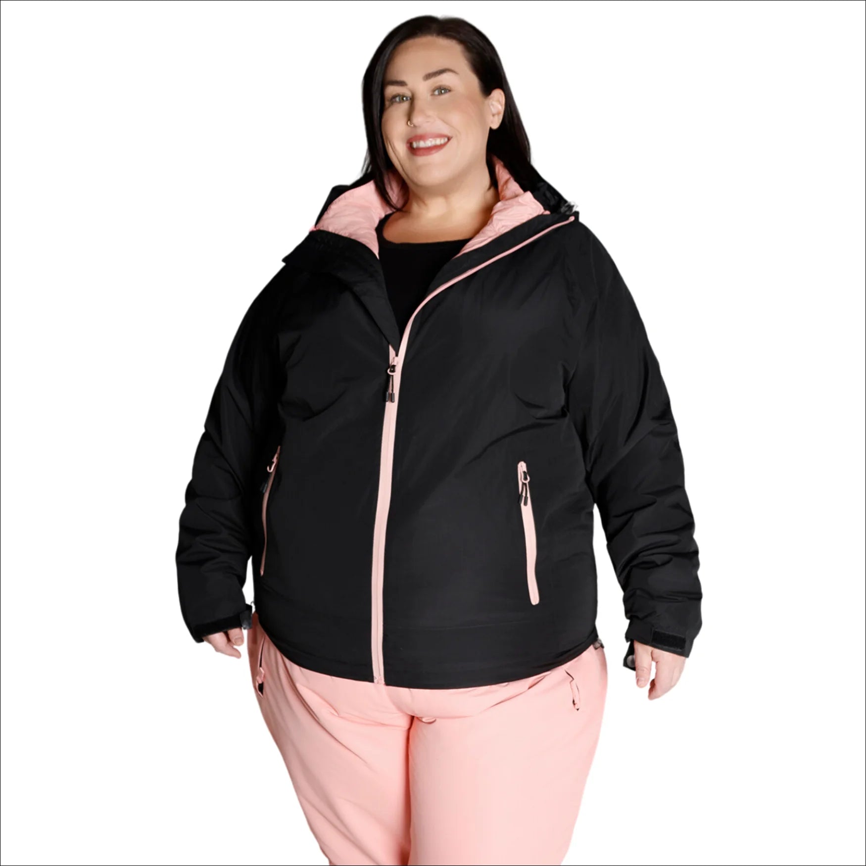 Black Pastel Pink